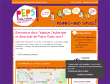 Tablet Screenshot of peps.plainecommune.fr